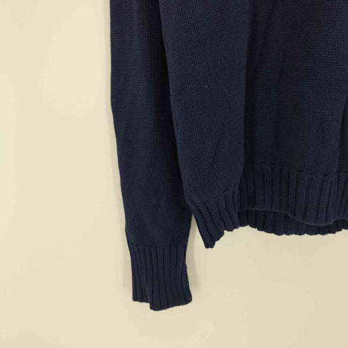 ポロバイラルフローレン Polo by RALPH LAUREN 90S ポニー 刺繍 クルーネック コットン ニット セーター メンズ import:L